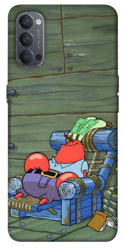 Чехол на Oppo Reno 4 Mr.Krabs фото 1 из 1