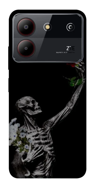 Чохол на ZTE Blade A54 4G Skeleton vs Rose фото 1 з 1