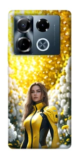 Чехол на Infinix Note 40 Pro 4G Cyber space girl ver.2 фото 1 из 1