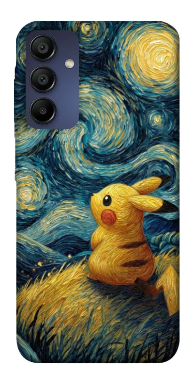 Чохол на Samsung Galaxy A15 4G/5G Pikachu and Van Gogh фото 1 з 1