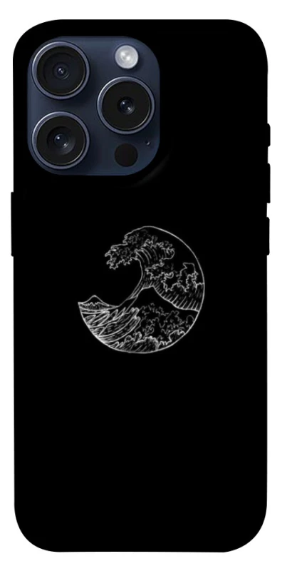Чохол на Apple iPhone 15 Pro (6.1") Black tsunami фото 1 з 1