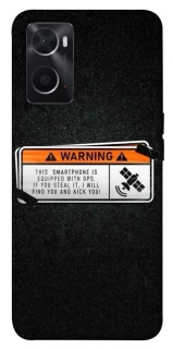 Чохол на Oppo A76 4G Warning фото 1 з 1