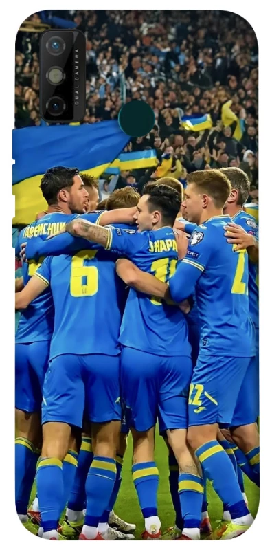 Чехол на TECNO Spark 6 Go Сборная Украины v3 фото 1 из 1
