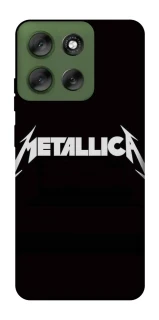 Чохол на Motorola Moto G56 5G Metallica logo фото 1 Чохол на Motorola Moto G56 5G Metallica logo фото 1 з 1