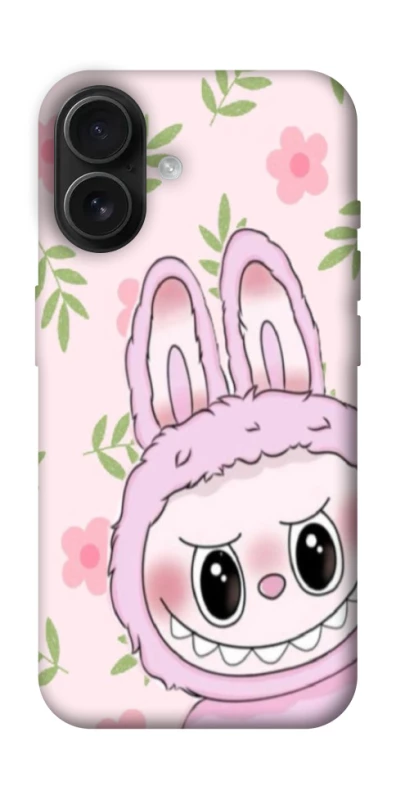 Чехол на Apple iPhone 16 Blossom Pink Labubu фото 1 из 1