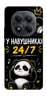 Чехол на Xiaomi Redmi Note 15 Pro 4G У навушниках 24/7 фото 1 из 1
