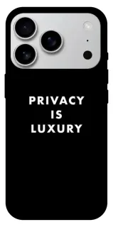 Чехол на Apple iPhone 18 Pro Max Privacy is luxury фото 1 из 1