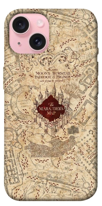 Чохол на Apple iPhone 15 (6.1") Harry Potter Marauder's Map фото 1 з 1