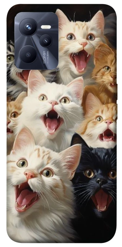Чохол на Realme C35 Коти фото 1 з 1