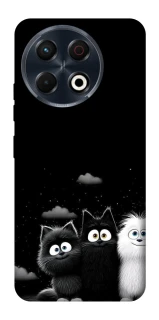 Чехол на TECNO Spark 30 Pro (KL7) Three Cats фото 1 из 1