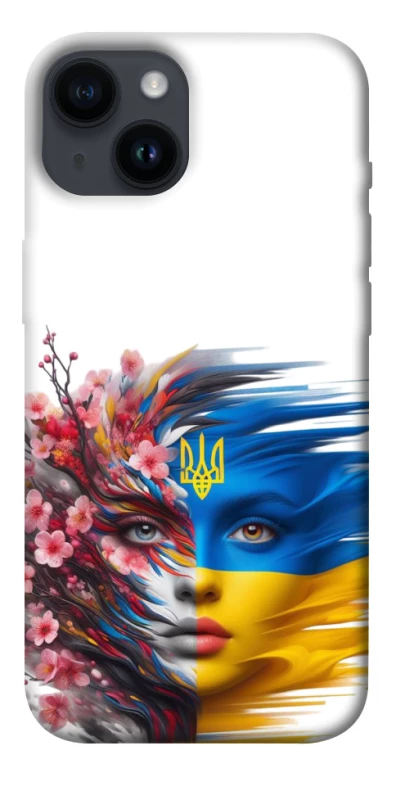 Чохол на Apple iPhone 14 (6.1") Flowering Ukraine фото 1 з 1