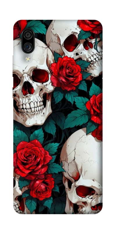 Чохол на ZTE Blade A5 (2020) skull and rose фото 1 з 1