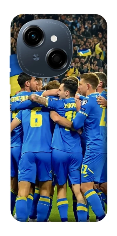 Чехол на TECNO Spark Go 1 Сборная Украины v3 фото 1 из 1