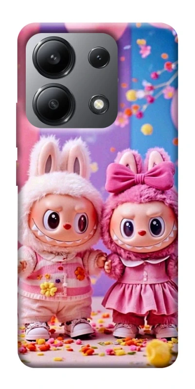 Чохол на Xiaomi Redmi Note 13 4G Labubu twins ver.2 фото 1 з 1