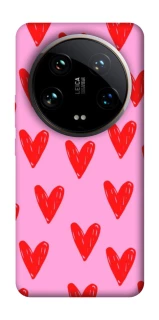 Чохол на Xiaomi 14 Ultra Red hearts 2 фото 1 з 1