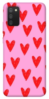 Чехол на Samsung Galaxy A02s Red hearts 2 фото 1 из 1