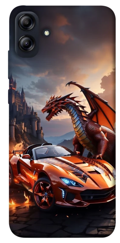 Чехол на Samsung Galaxy A04e Сar and dragon фото 1 из 1