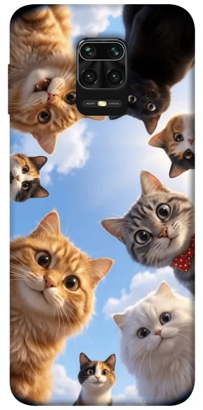 Чехол на Xiaomi Redmi Note 9s / Note 9 Pro / Note 9 Pro Max Cats фото 1 из 1