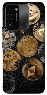 Чехол на TECNO Spark 8C Many coins v2 фото 1 из 1