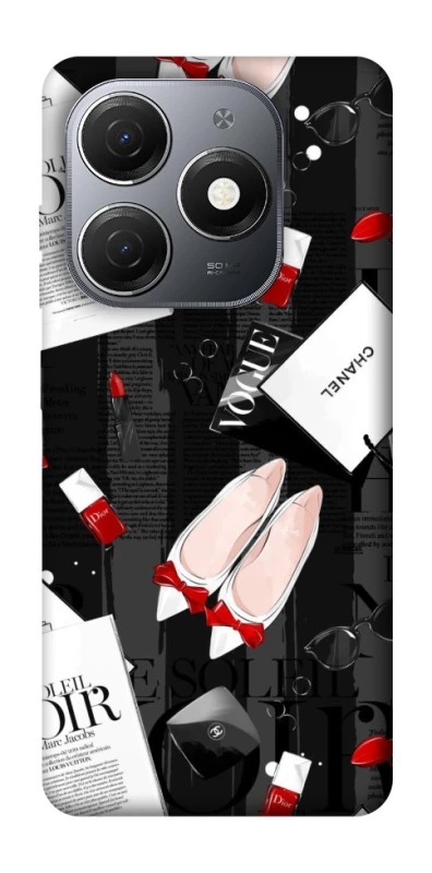 Чехол на TECNO Spark 20 Fashion collage ver.4 фото 1 из 1