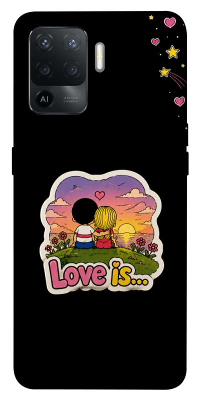 Чохол на Oppo Reno 5 Lite Love is ver.5 фото 1 з 1