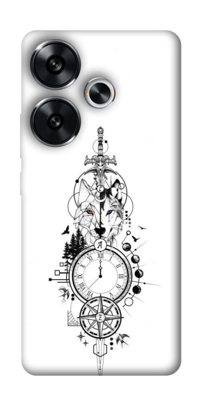 Чехол на Xiaomi Poco F6 Tattoo ver.8 фото 1 из 1