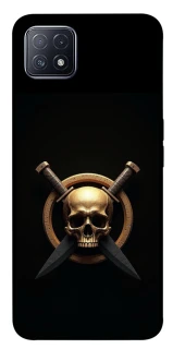 Чохол на Oppo A73 Golden Skull фото 1 з 1