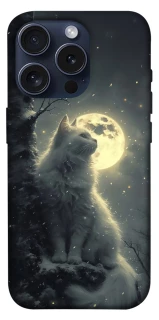 Чохол на Apple iPhone 15 Pro (6.1") Кіт під місяцем фото 1 з 1