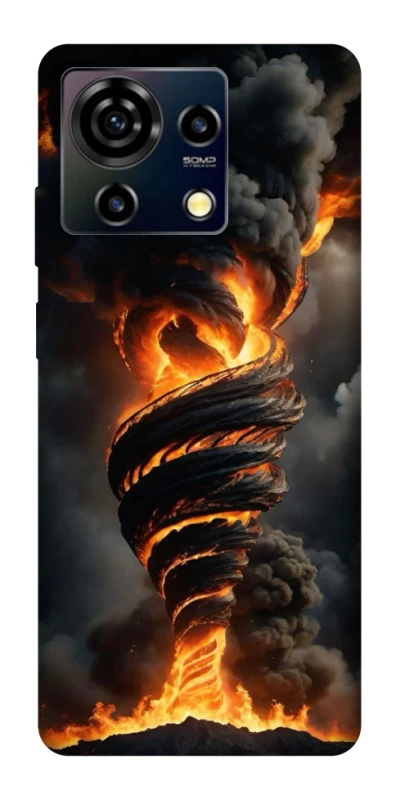 Чехол на ZTE Blade V50 Vita Огненный торнадо фото 1 из 1