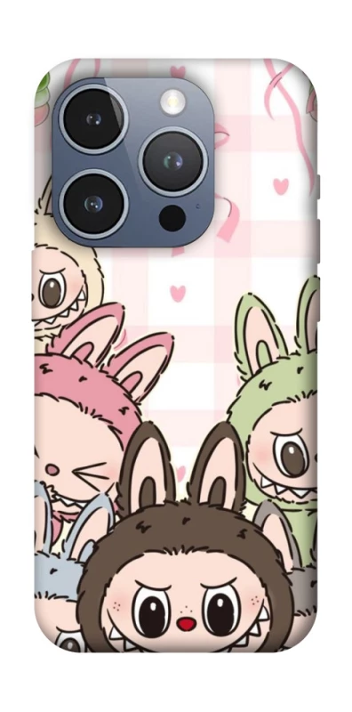 Чохол на Apple iPhone 16 Pro All Labubu 2 фото 1 з 1