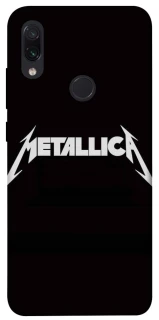 Чехол на Xiaomi Redmi Note 7 / Note 7 Pro / Note 7s Metallica logo фото 1 Чехол на Xiaomi Redmi Note 7 / Note 7 Pro / Note 7s Metallica logo фото 1 из 1