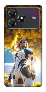 Чохол на ZTE Blade A36 Cyber space girl ver.3 фото 1 з 1