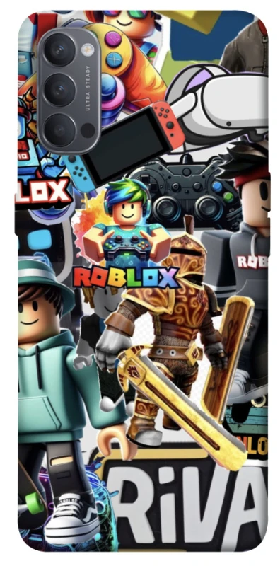 Чохол на Oppo Reno 4 Roblox collage ver.1 фото 1 з 1