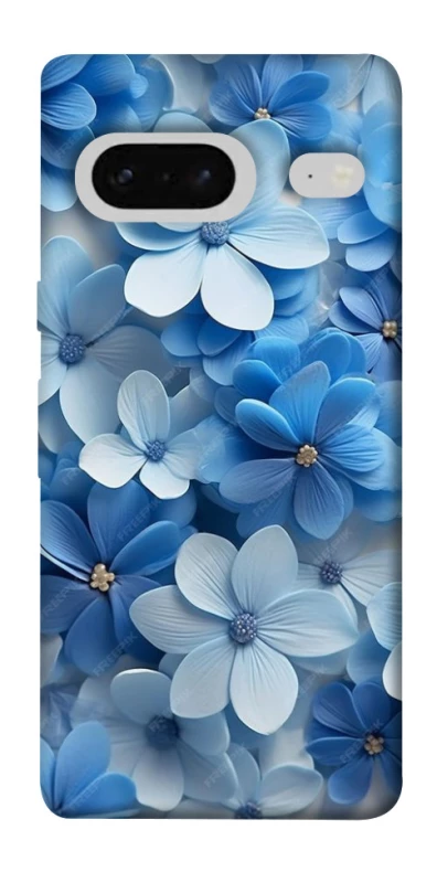 Чехол на Google Pixel 7 Синие цветы фото 1 из 1