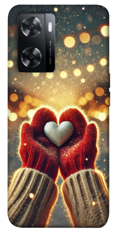 Чехол на Oppo A57s Heart in hand фото 1 из 1