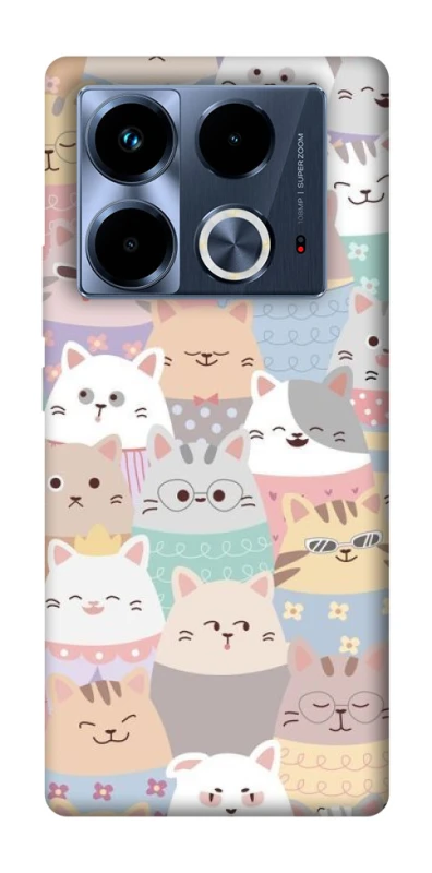 Чохол на Infinix Note 40 4G Funny Kittens ver.2 фото 1 з 1