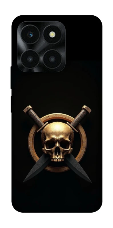 Чехол на Huawei Honor X6a Golden Skull фото 1 из 1