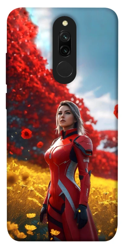 Чохол на Xiaomi Redmi 8 Cyber space girl ver.5 фото 1 з 1