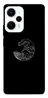 Чохол на Xiaomi Poco F5 / Note 12 Turbo Black tsunami фото 1 з 1