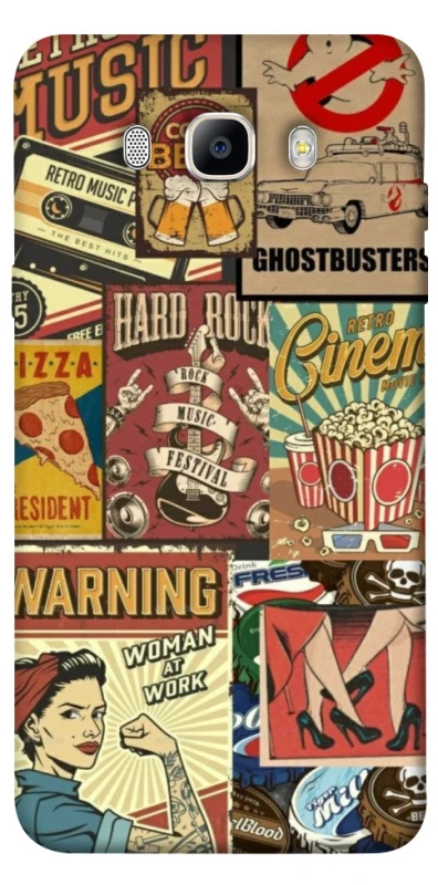 Чохол на Samsung J710F Galaxy J7 (2016) Retro collage ver.2 фото 1 з 1