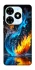 Чехол на TECNO Spark Go 2024 Water And Fire фото 1 из 1