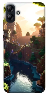 Чехол на Samsung Galaxy A04e Minecraft sunset фото 1 из 1