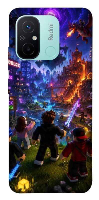 Чехол на Xiaomi Redmi 12C / Poco C55 Roblox aesthetics ver.12 фото 1 из 1
