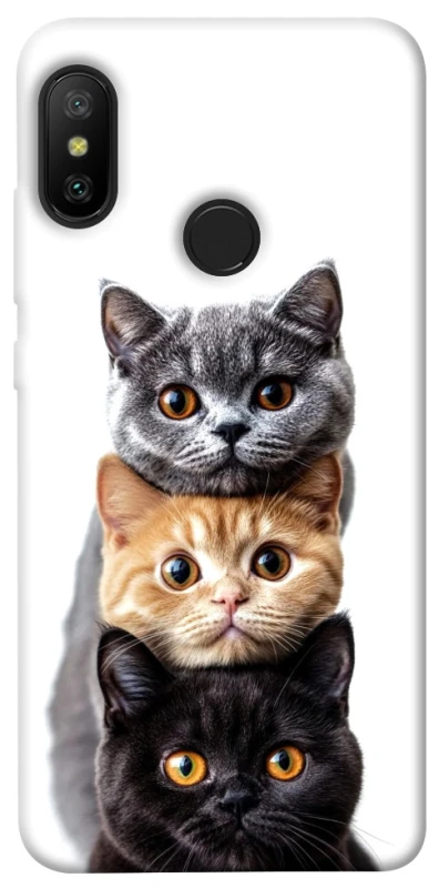 Чохол на Xiaomi Mi A2 Lite / Xiaomi Redmi 6 Pro Гарні котики фото 1 з 1