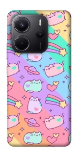 Чехол на Xiaomi Redmi Note 14 5G Cat Cute фото 1 из 1