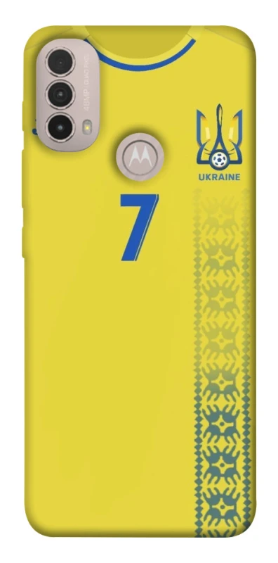 Чохол на Motorola Moto E40 UA-Football ver.3 фото 1 з 1
