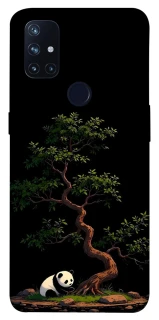 Чохол на OnePlus Nord N10 5G Panda and tree фото 1 з 1