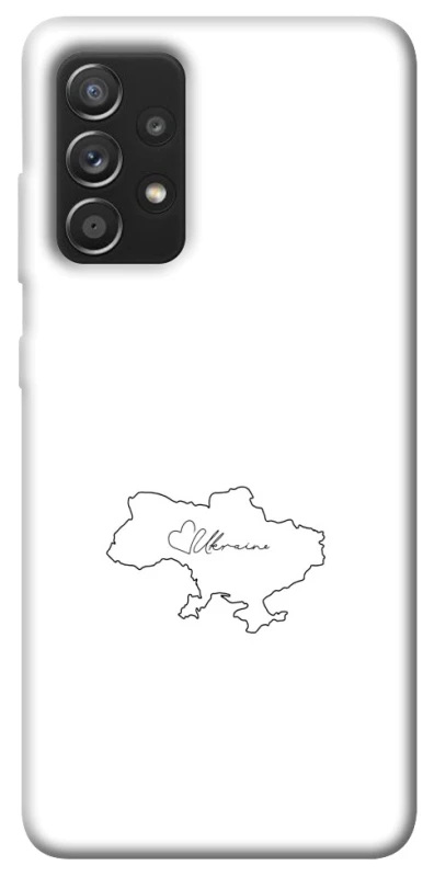 Чохол на Samsung Galaxy A52 4G / A52 5G Ukraine map фото 1 з 1