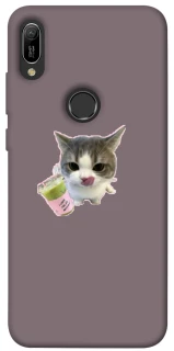 Чехол на Huawei Y6 (2019) cat matcha фото 1 из 1