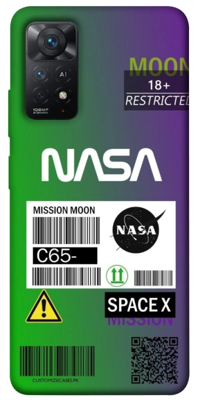 Чехол на Xiaomi Redmi Note 11 Pro 4G/5G NASA ver.2 фото 1 из 1
